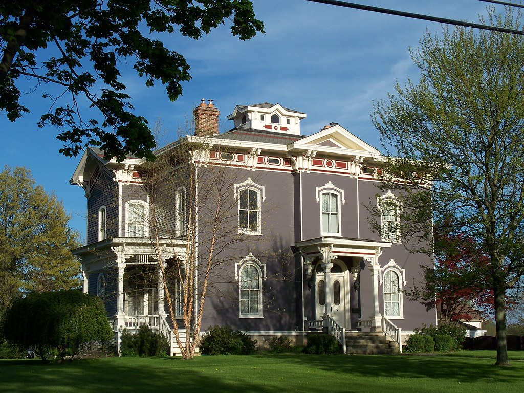 OH Wellington House Ornate house in Wellington, Ohio. Flickr