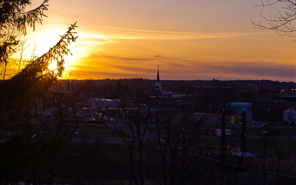 Waterville Sunset; Waterville, Maine Shot from the hillsid… Flickr