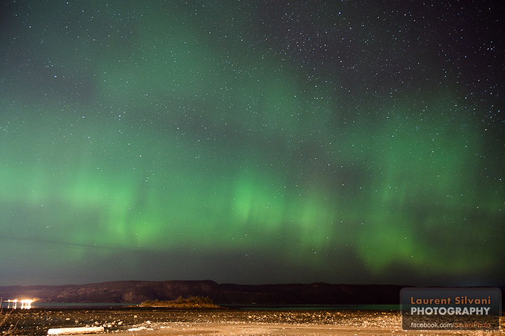 Aurore boréale / northern light Saguenay, Québec Flickr