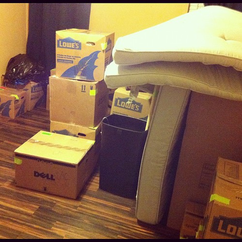 Moved back in... Wait, where does the bed go? Jeromy Flickr