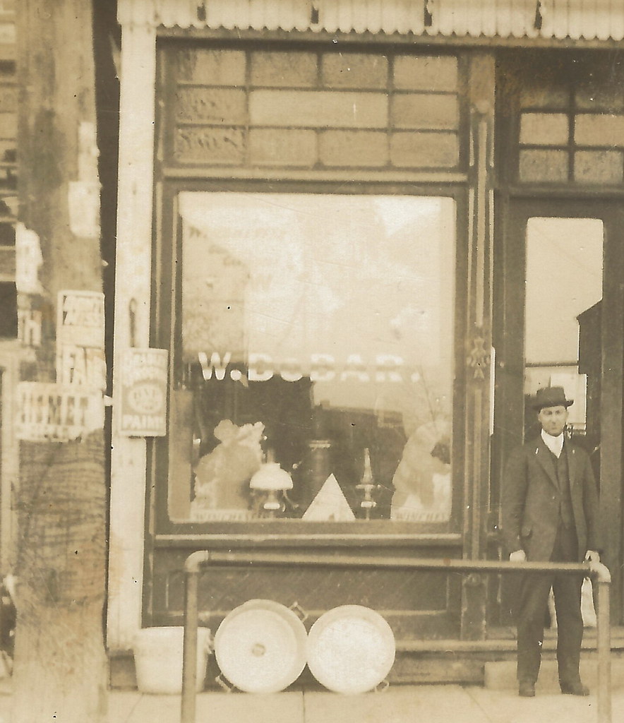 CEN Ashley MI RPPC Gratiot County Village W DOBAR Hardware… Flickr