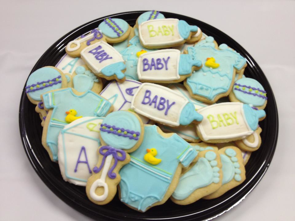 baby shower cookie tray boy Stan's Northfield Bakery 3304… Flickr