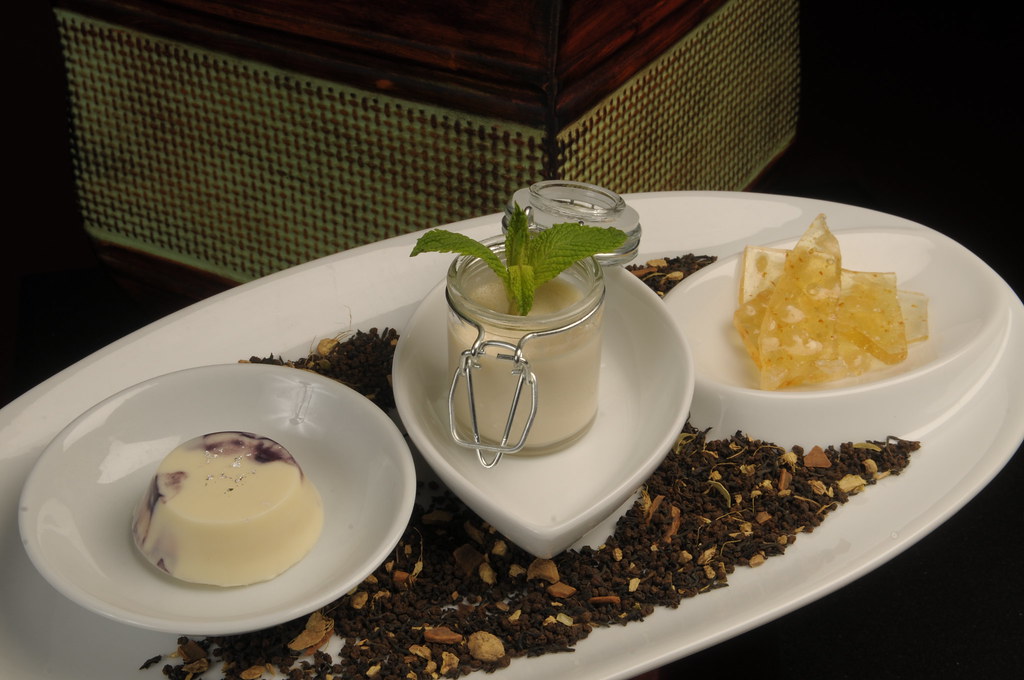 Black Tea Panna Cotta Black tea panna cotta, lemon ginger … Flickr