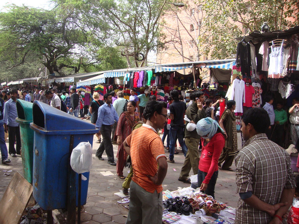 Delhi India Palika Market at Connaught Circle VasenkaPhotography