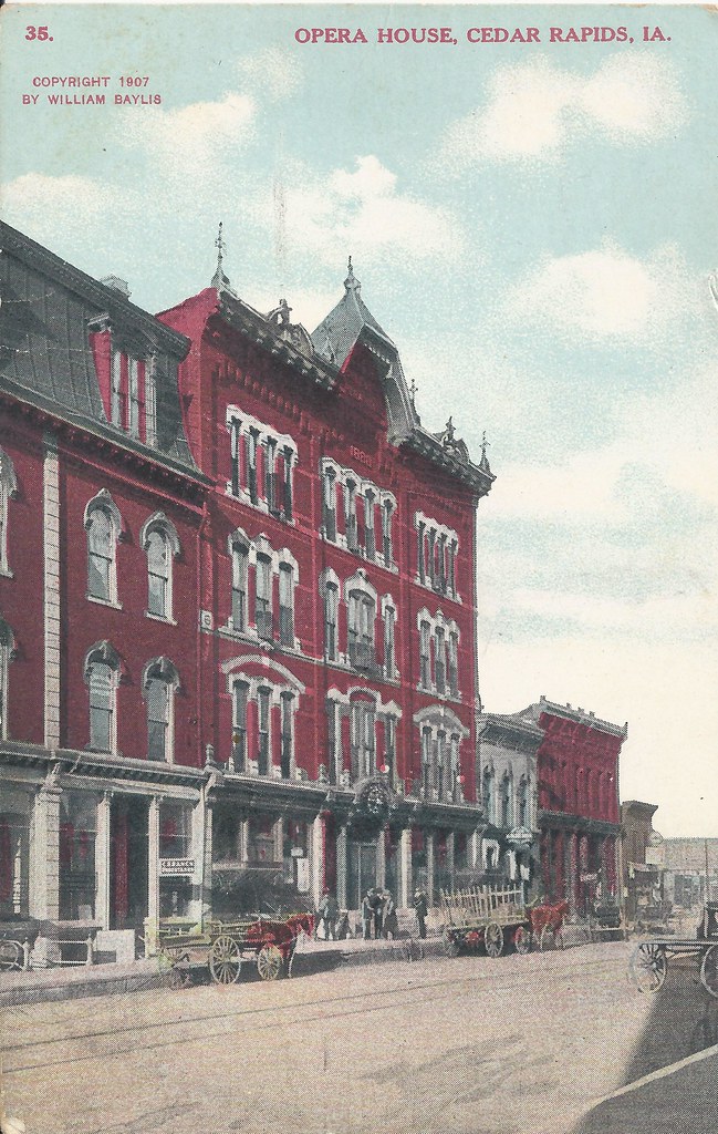Cedar Rapids, Iowa, Greene Opera House Postmarked August 1… Flickr