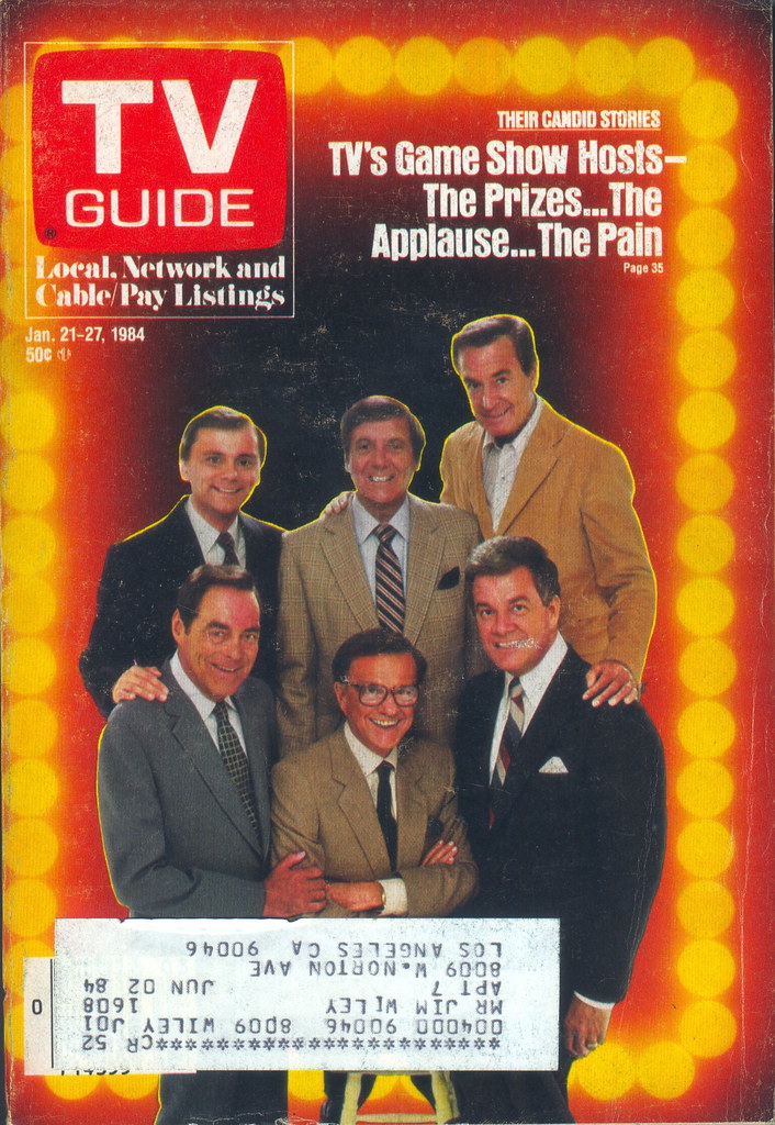 TV Guide 1608 January 21, 1984. Pat Sajak of NBC's