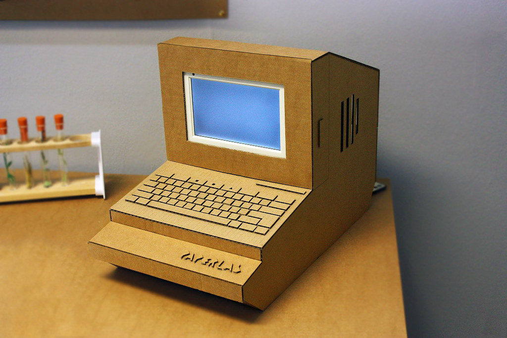 Paper Lab Laser Cut Cardboard Computer This is a Flickr