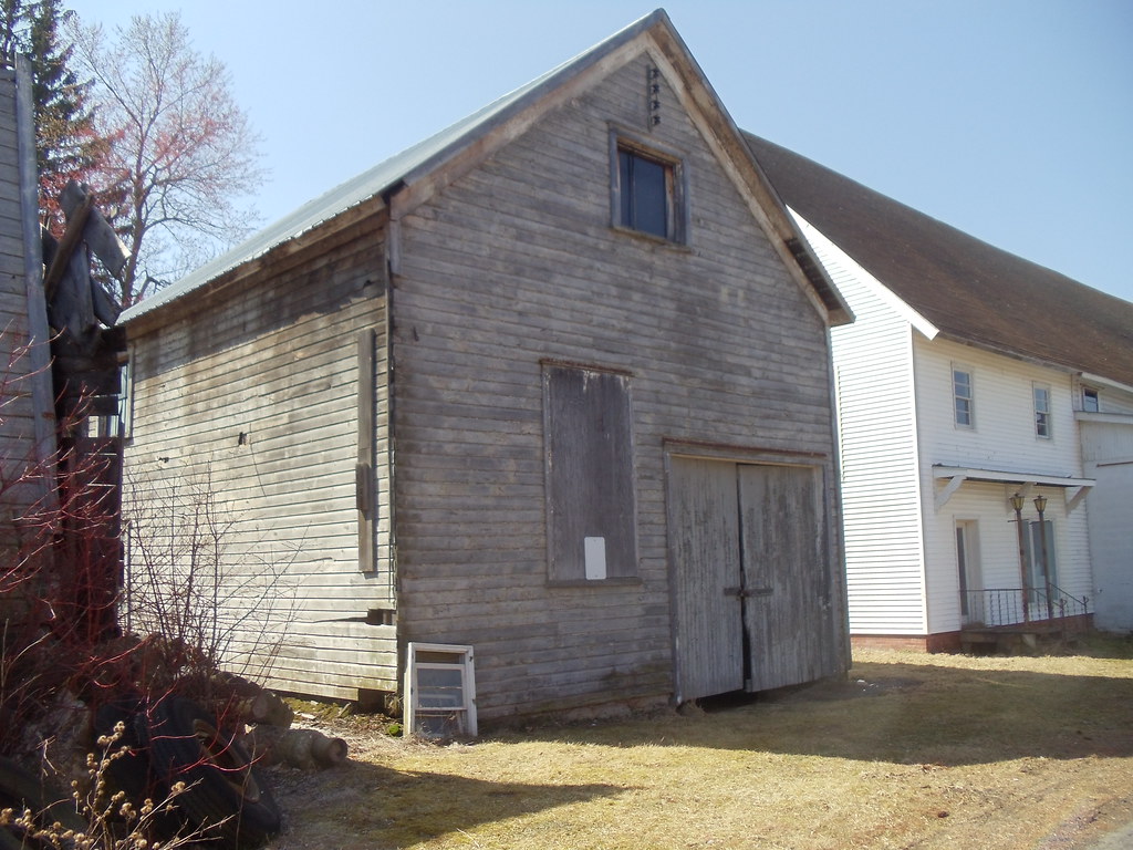 old building in South New Berlin, New York behind the fire… Flickr