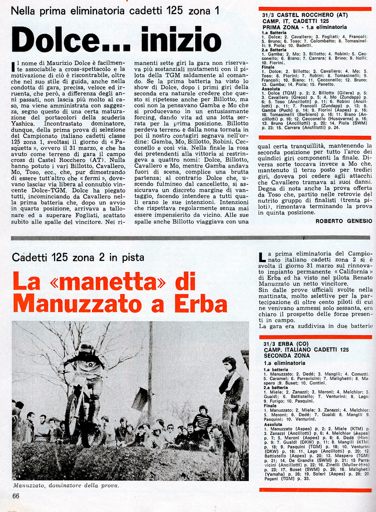 1975 maggio/c Motocross Piemontese Anni 70 Flickr