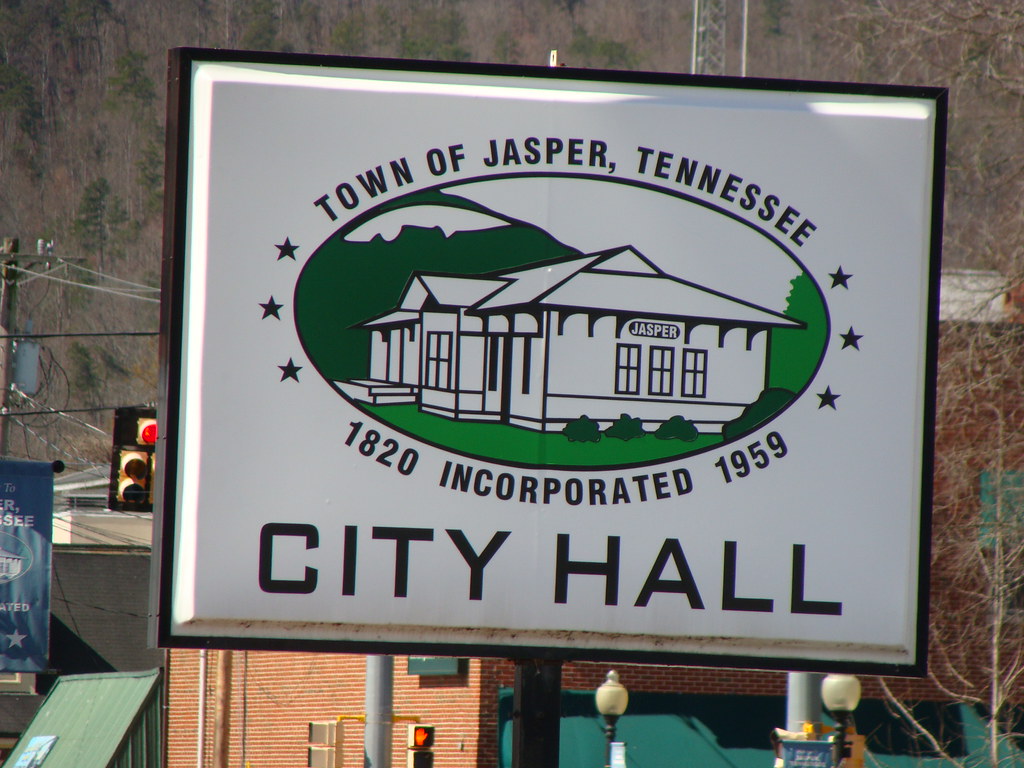 Jasper, Tn. City Hall Sign Incorporated in 1820. City Hall… Flickr