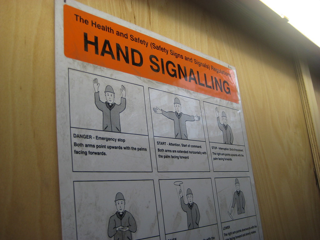 Hand Signals Crossrail Site From my London Underground T… Flickr