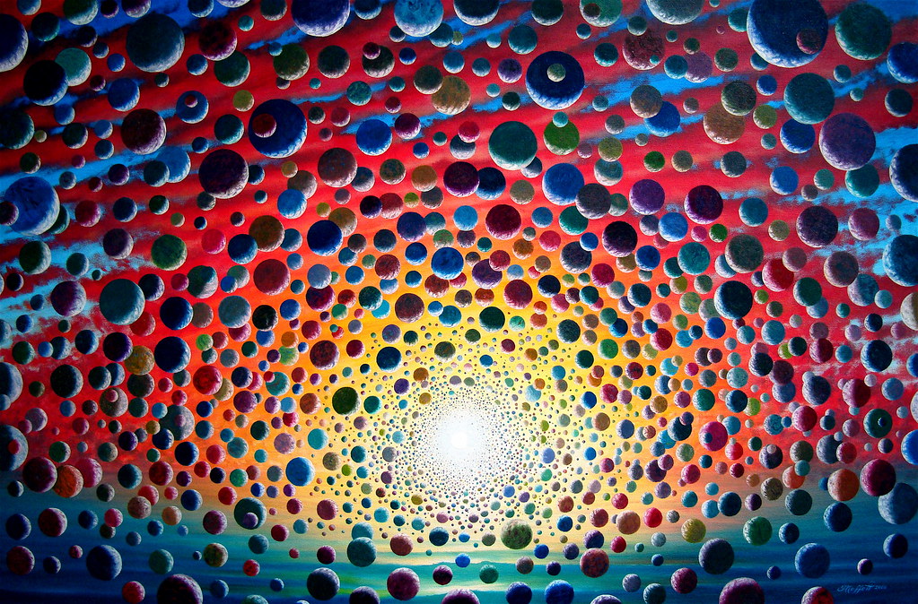 painting by Karma Moffett Dr. Space Flickr