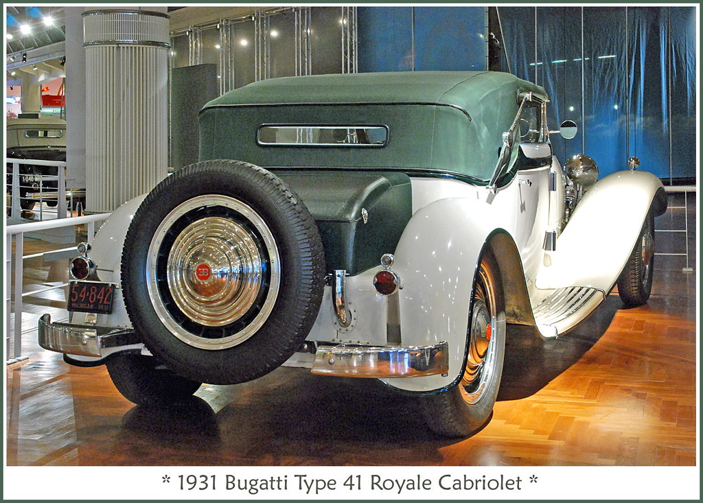 1931 Bugatti Type 41 Royale Cabriolet by Weinberger Flickr