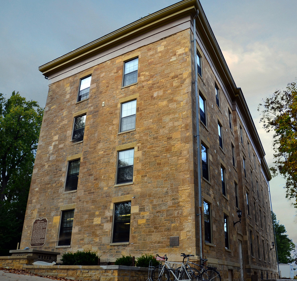 North Hall, constructed in 1851, on the campus of the Univ… Flickr