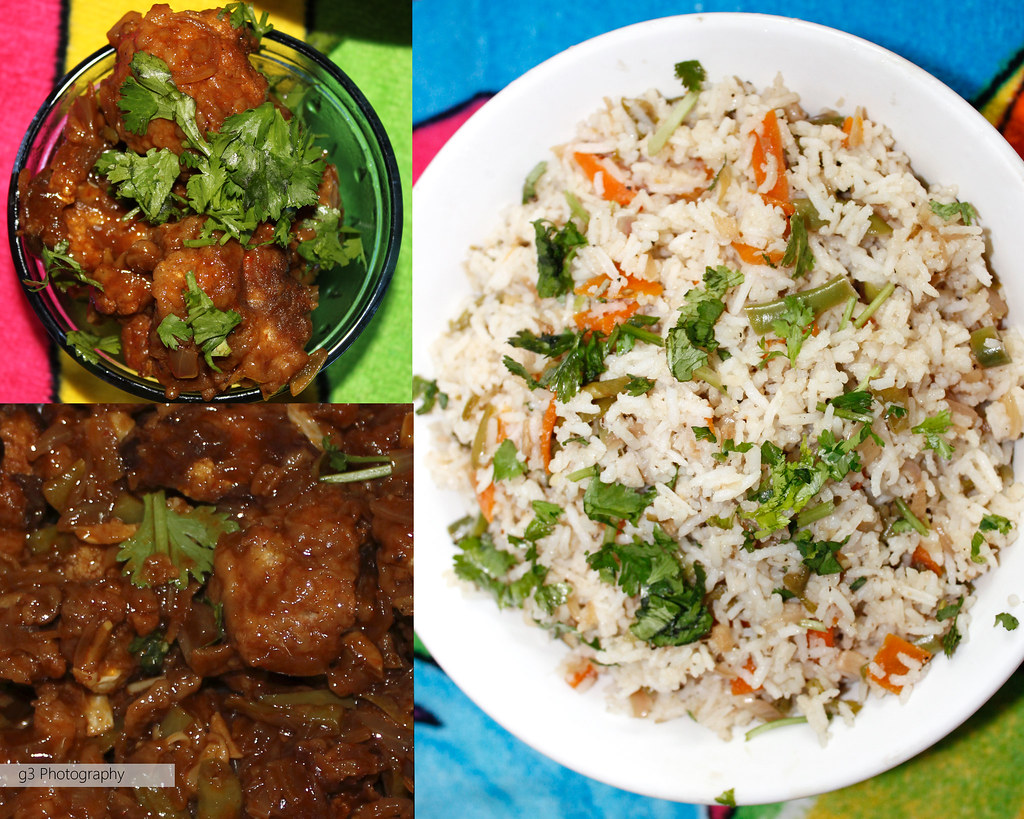 veg fried rice.. Gobi manchurian... !! Gaya3 akallya Flickr
