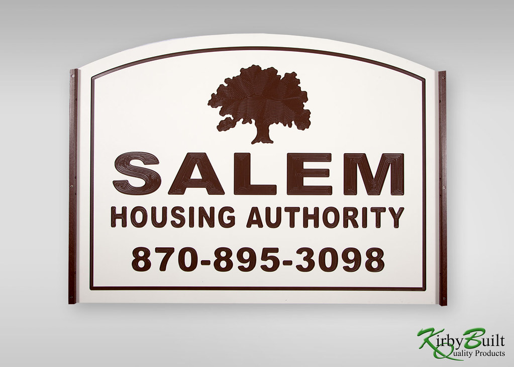 Salem Housing Authority Entrance Sign KirbyBuilt Flickr