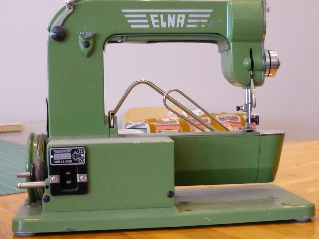 Vintage Elna Sewing machine theglasdiva Flickr