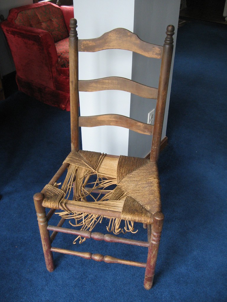 Flickriver Photoset 'Rush Seat Weaving' by herzogbr