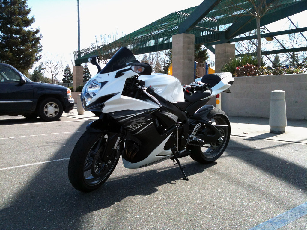 GSXR 600 Mods 1 Zero Gravity Double Bubble Windscreen Da… Flickr