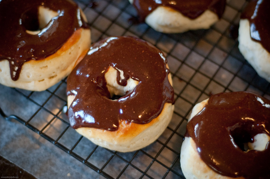 Baked Donuts with Marshmallow Chocolate Glaze Jodimichelle Flickr