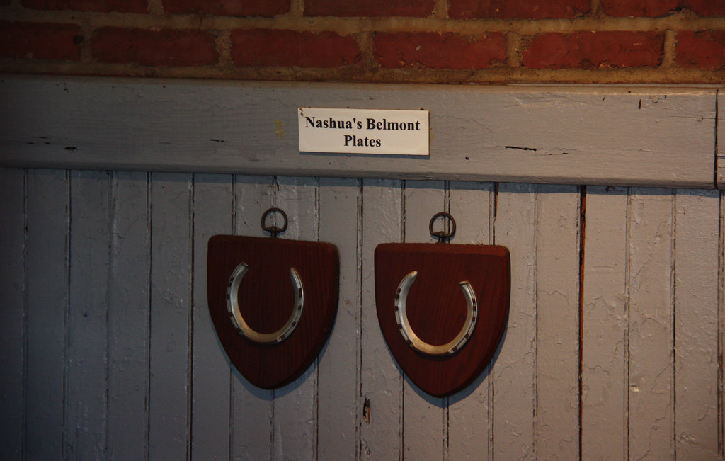 Belair Stable Museum Nashua's horseshoes from the Belmont.… Flickr
