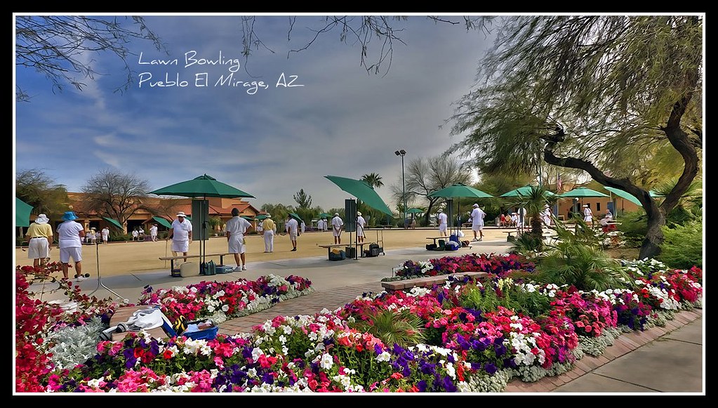 Lawn Bowling Pueblo El Mirage Resort, AZ Notice the lawn… Flickr