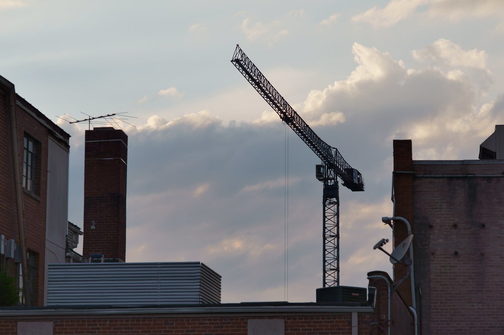 Evening Sky (with Holder Construction's crane) Blacksburg,… Flickr