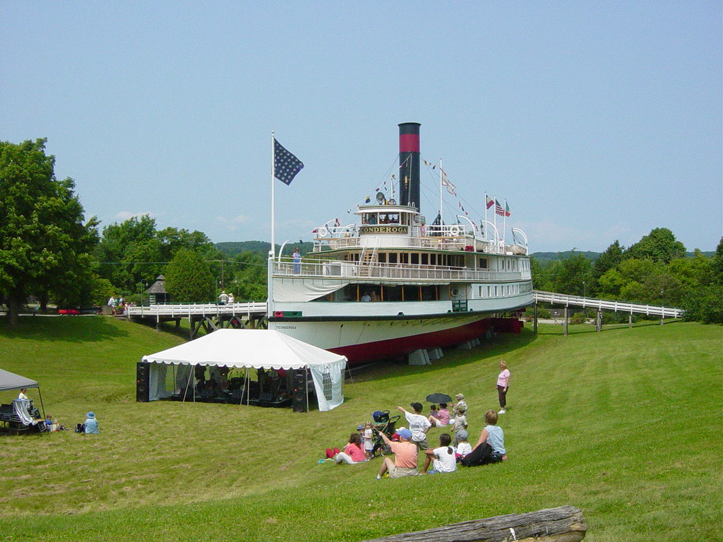 Ticonderoga boat, 100 yrs! Holly Parker Flickr
