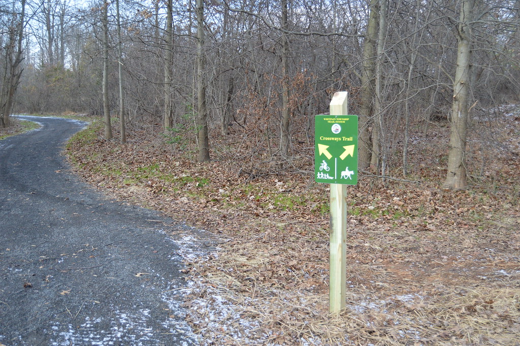 DSC_0082 Crossways Trail sign Montgomery County Planning Commission