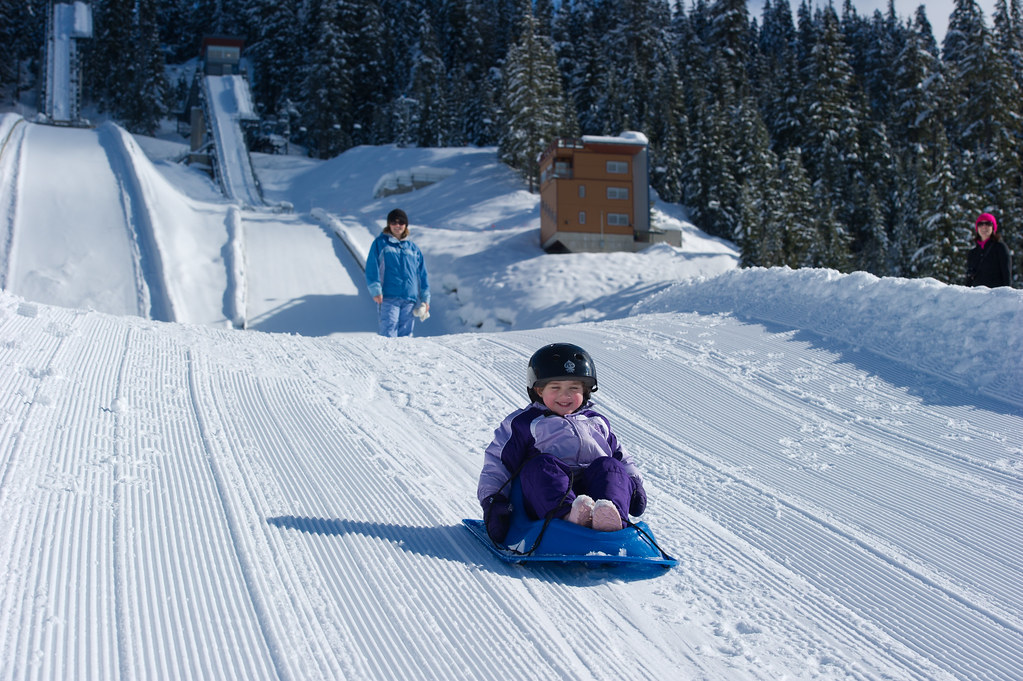 Great day for a toboggan at the Whistler Olympic Park Flickr