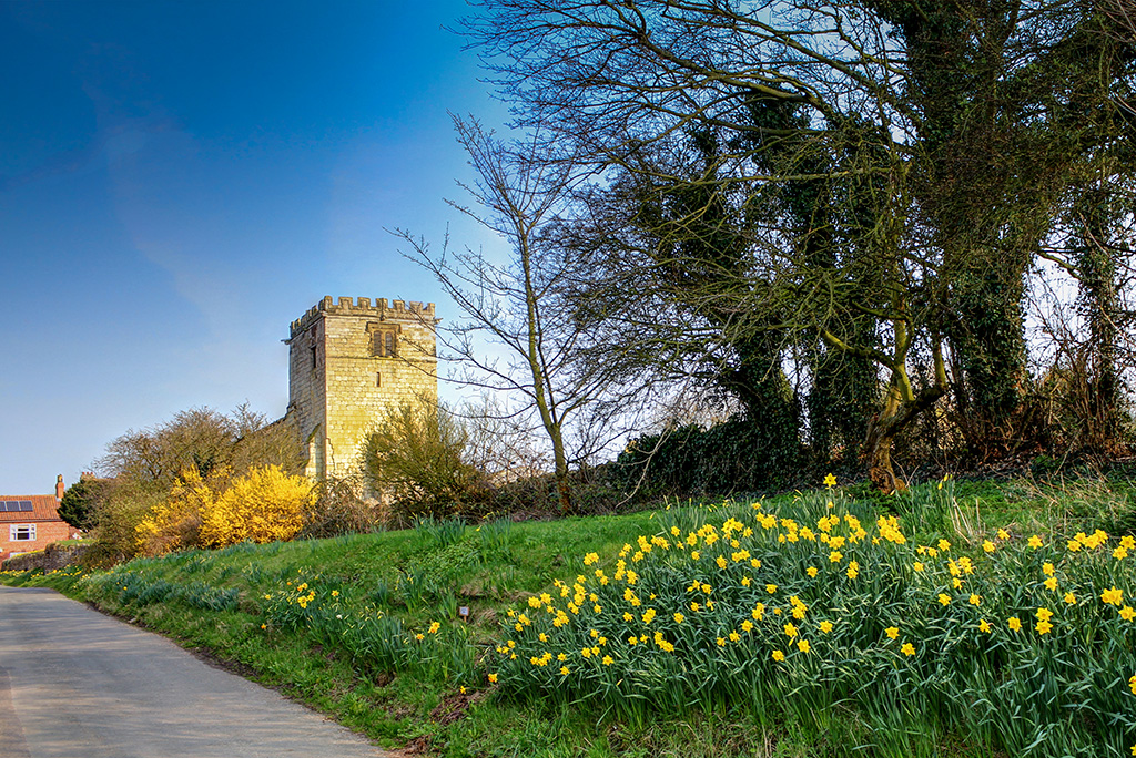 Spring in Goodmanham village, East Yorkshire, UK. Philip Edmondson