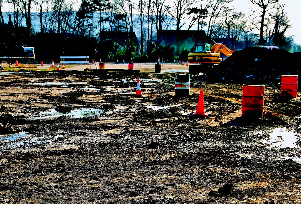 Industrial Mud & Ice Freezing cold day and a surreal lands… Kev Parsons Flickr