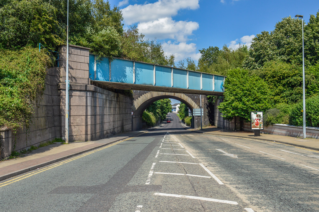 Liverpool Road, Irlam. 766 Outside the station looking Eas… Flickr