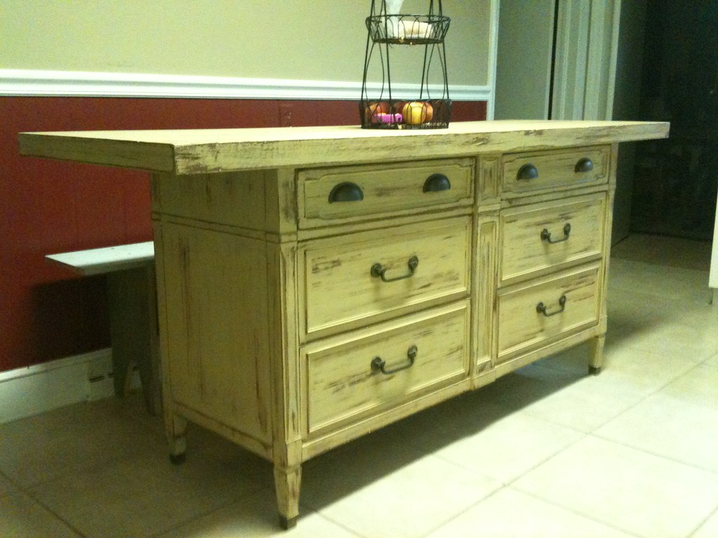 Kitchen Island Made Out Of Dresser