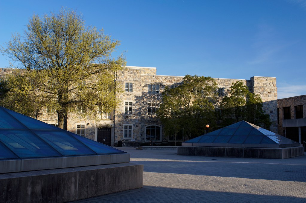 Cowgill Plaza View toward Burruss Hall. Virginia Tech. Nik… Flickr