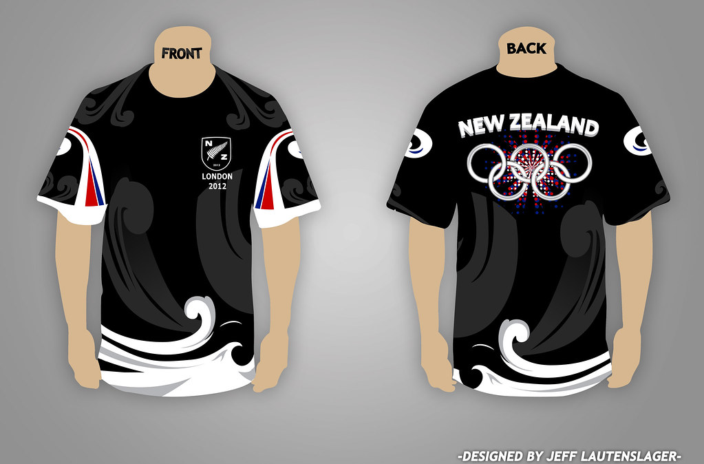 NZ 2012 Olympic Tshirt Design 2 Here is my entry for the … Flickr