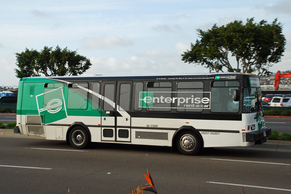 Enterprise RentaCar El Dorado National Transmark bus at … Flickr