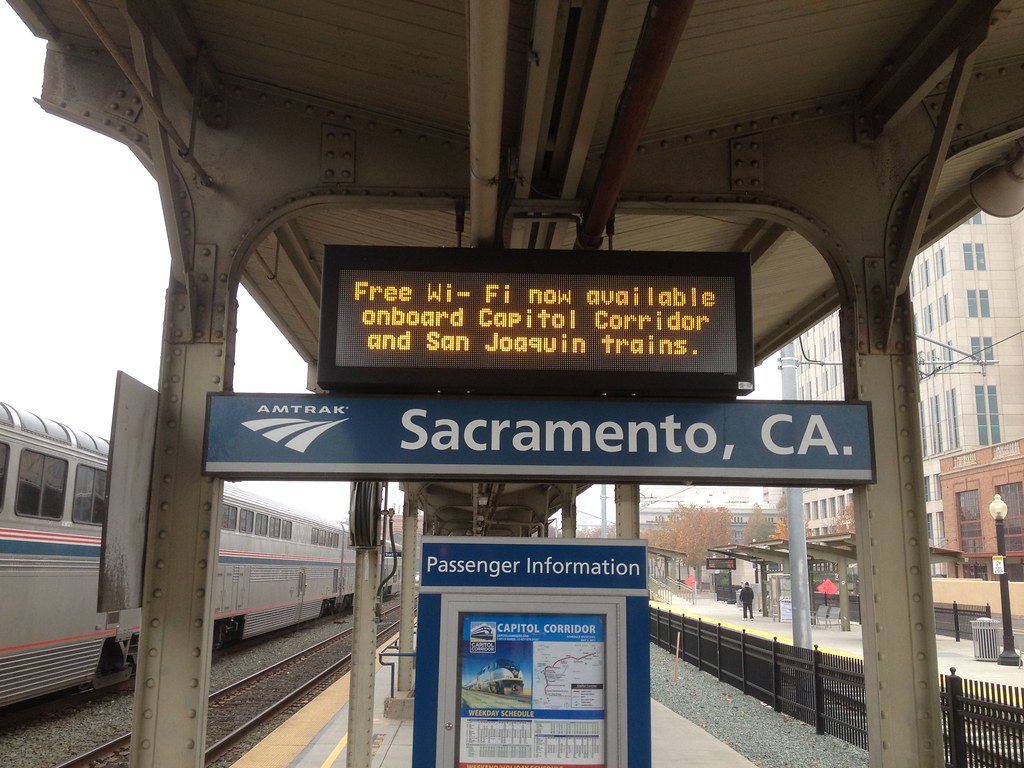 Amtrak station Photo by Melissa Corker Sacramento Press Media Flickr