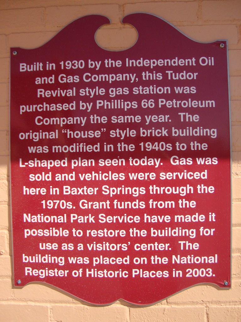 Old Phillips 66 Gas Station Marker (Baxter Springs, Kansas… Flickr