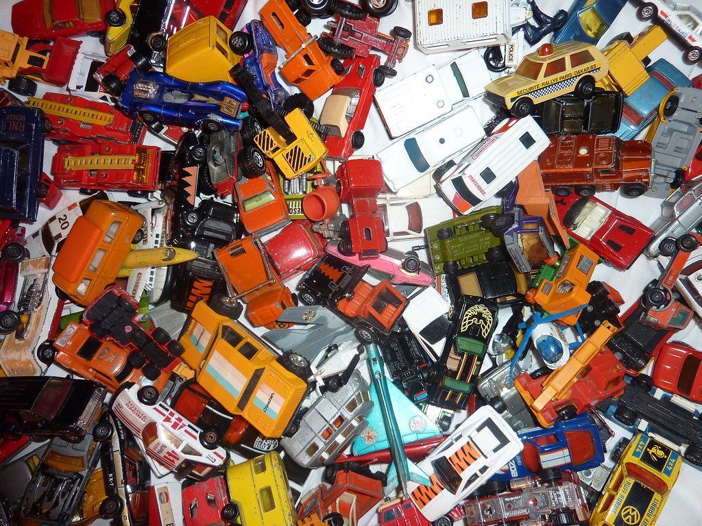 My old toy cars The top layer of three... Mat Hampson Flickr