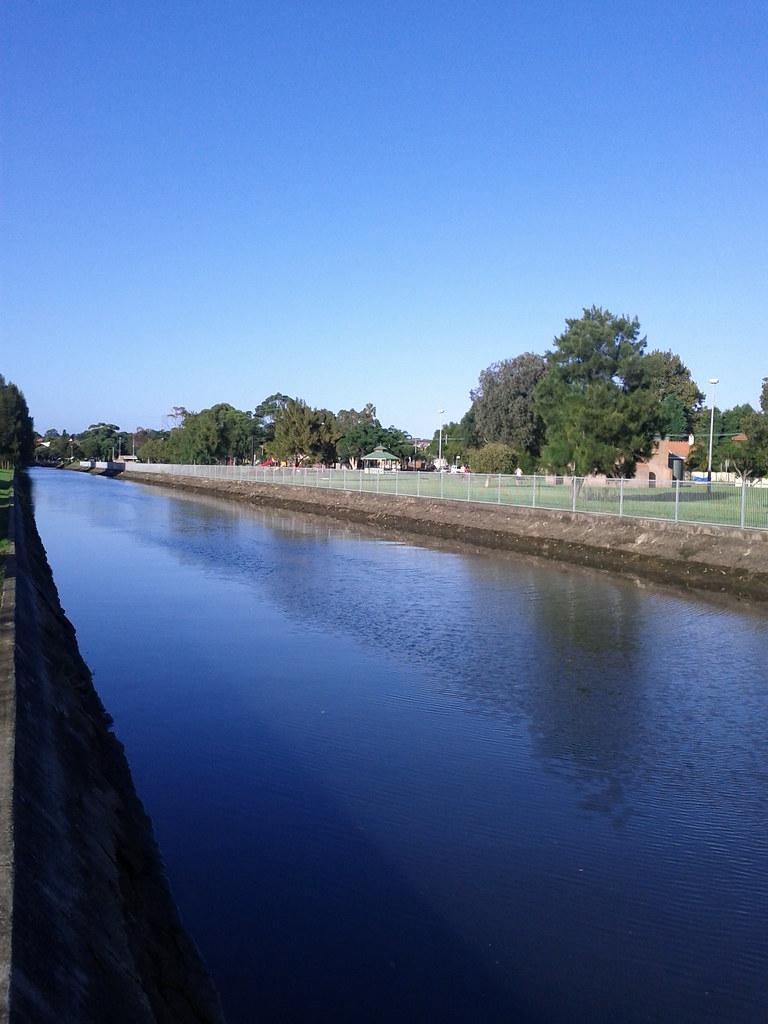 Hawthorne Canal Sunday morning walk. Lots of water in the … Adam