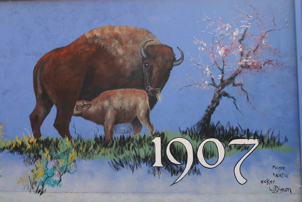 Centenary Mural, Hinton, Oklahoma The first of a three par… Flickr