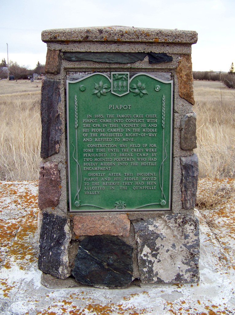 SKSW12b39 Piapot Cree Historic Memorial Saskatchewan Flickr