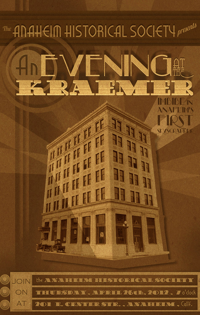 Anaheim Evening at the Kraemer Building Poster for our Mem… Flickr