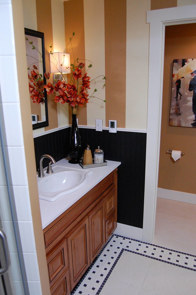 Marquis Cinnamon RTA Bathroom Vanity Side view of the marq… Flickr