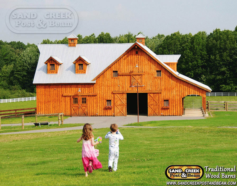 Combination Sand Creek Post & Beam Traditional Wood Ba… Flickr