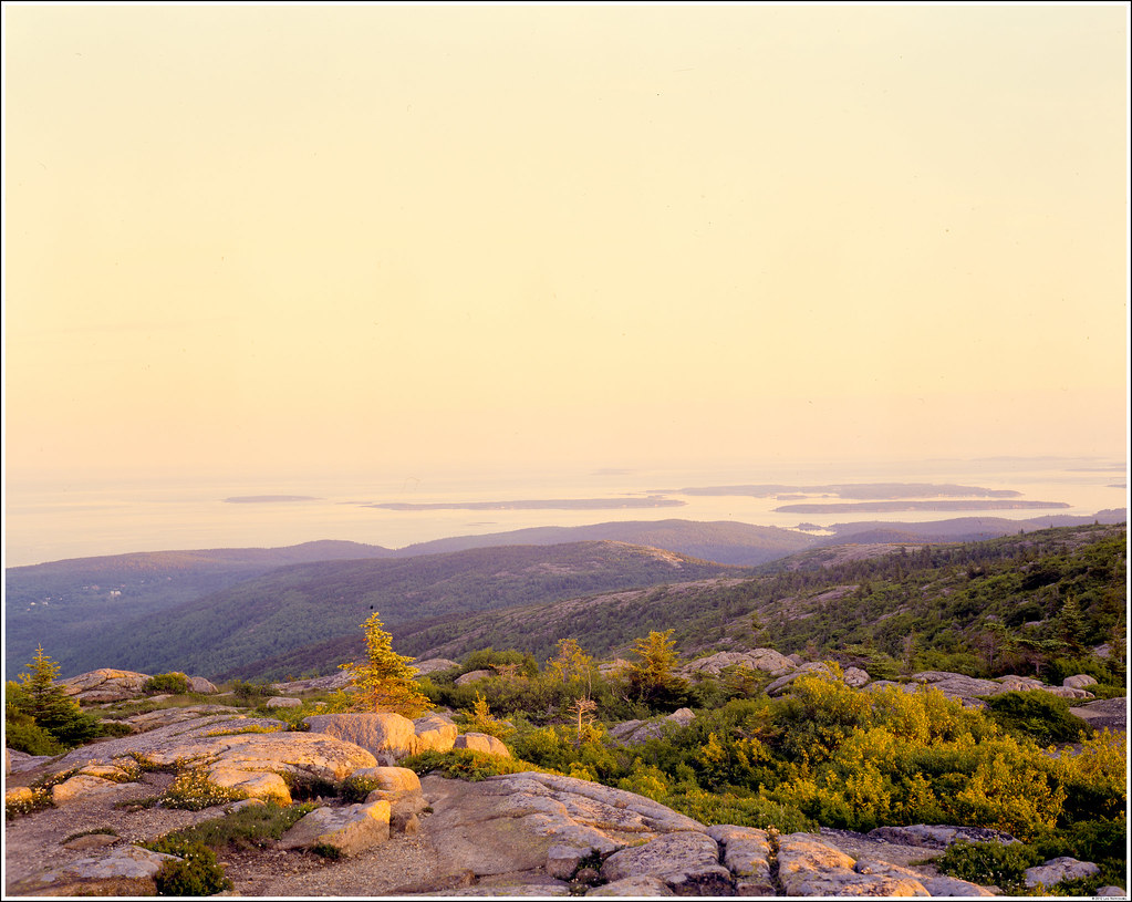 Mount Desert Island Sunset from Mt. Cadillac (2010) Flickr