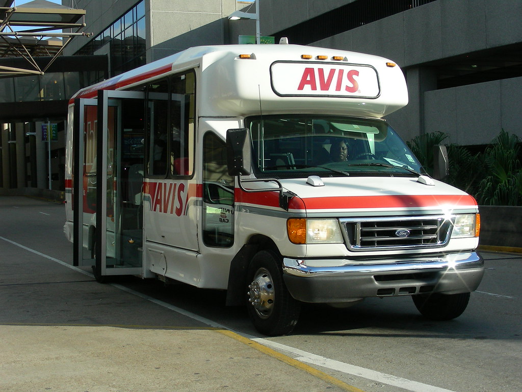 Avis Ford minibus, New Orleans airport. So Cal Metro Flickr