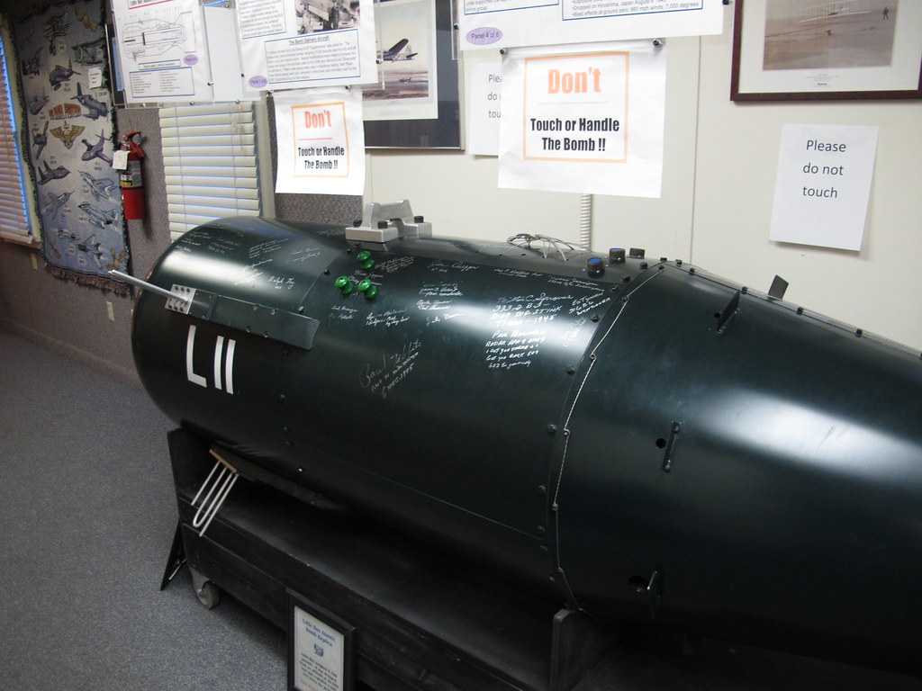 Little Boy Atomic Bomb Replica with Crew Signatures a photo on Flickriver