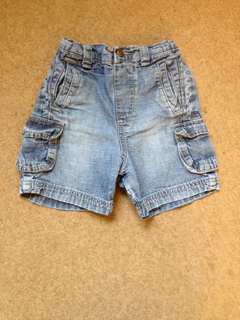 Tesco denim shorts £1 12 18 months Char Broadie Flickr
